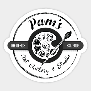 Pam's Art Gallery & Studio • The Office T-Shirt Sticker